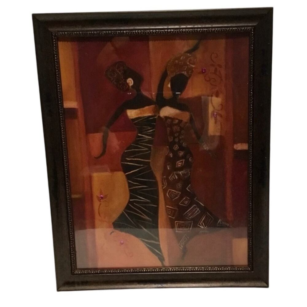 Framed Wall Art Print - Dancing Women